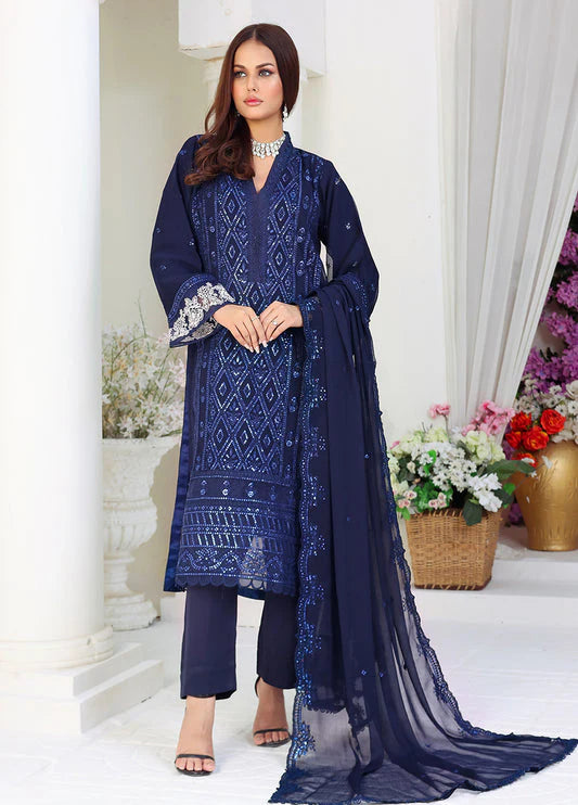 Embroidered Unstitched 3 Piece Chiffon Suit- EM0031- Party Wea Regular priceRs.4,500.00 PKR  Sold out