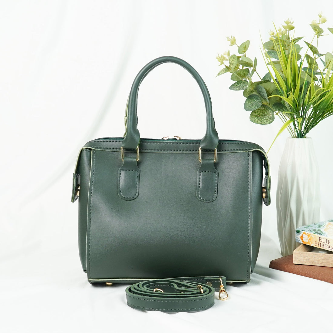 Civic Bag Set of 3 Green