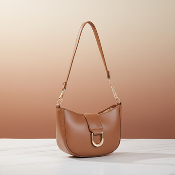 Elegant Shoulder Bag -Mustered