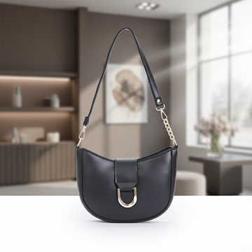 Elegant Shoulder Bag-Black