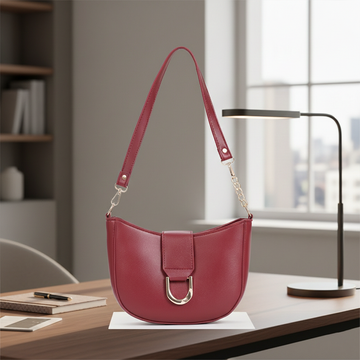 Elegant Shoulder Bag-Mehroon