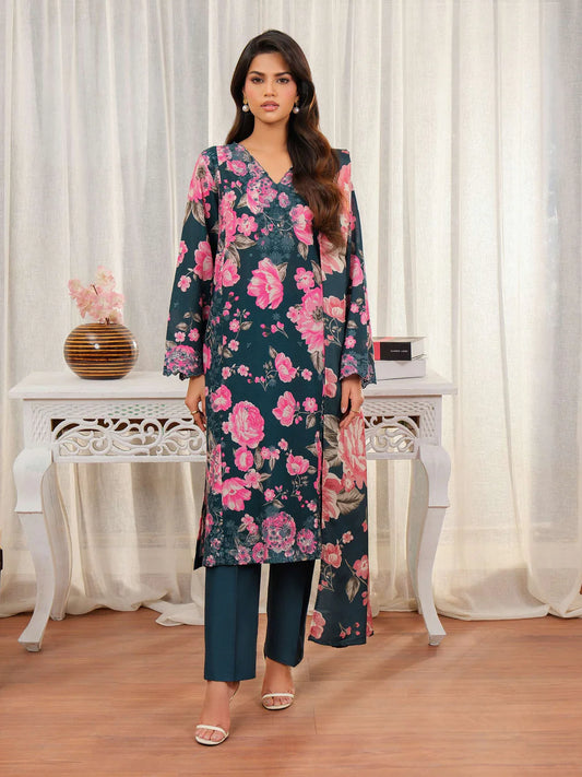 3 Piece Khaddar Suit-Embroidered (Unstitched)