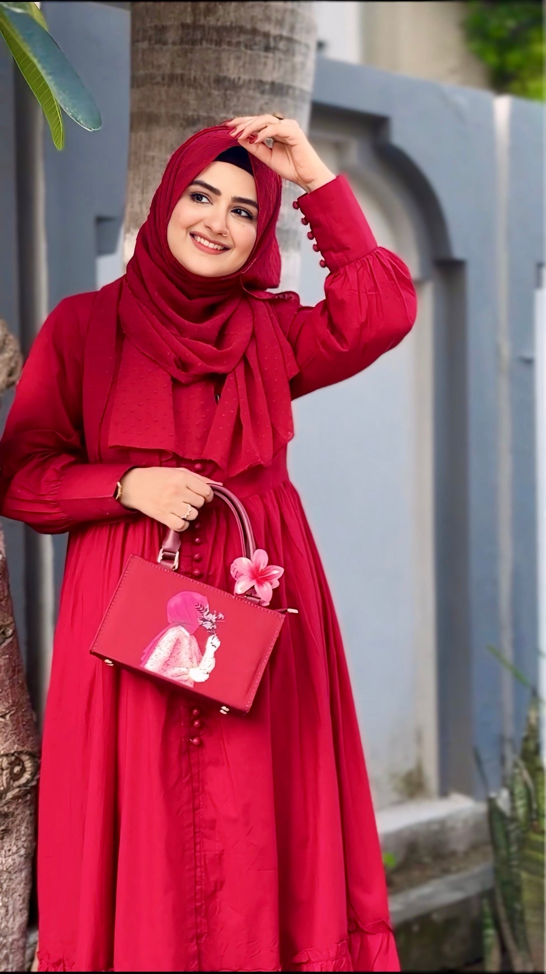 Mini Marque Bag Red
