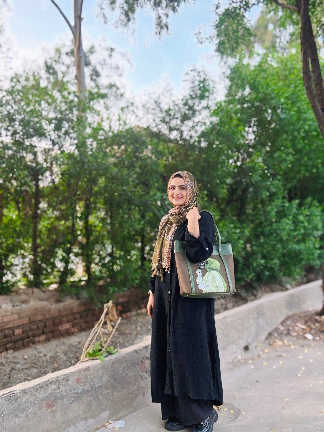 Nova Hijab Bag Green